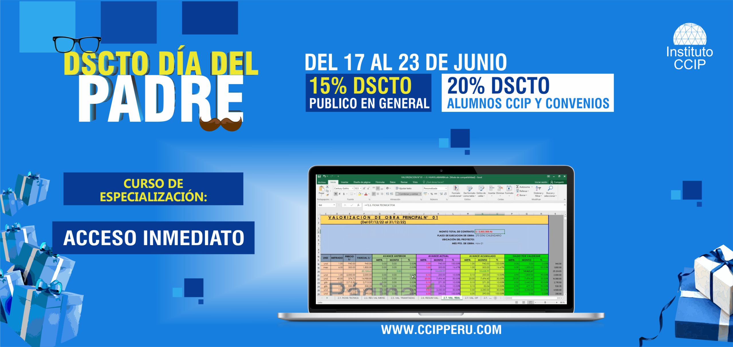 Curso: Valorizaciones y Liquidaciones de Obras Publicas