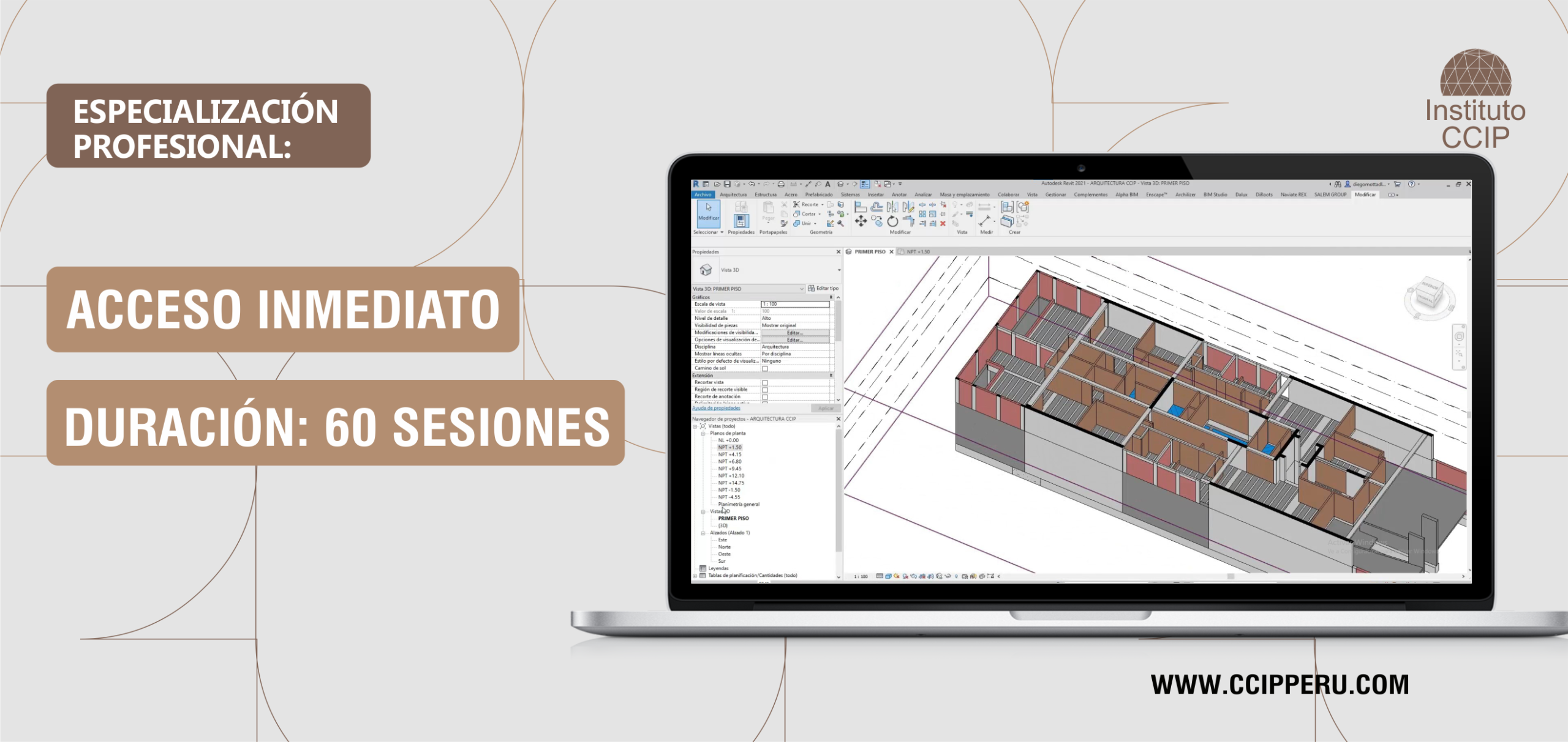Modelado y Coordinación de Proyectos con la Metodología BIM